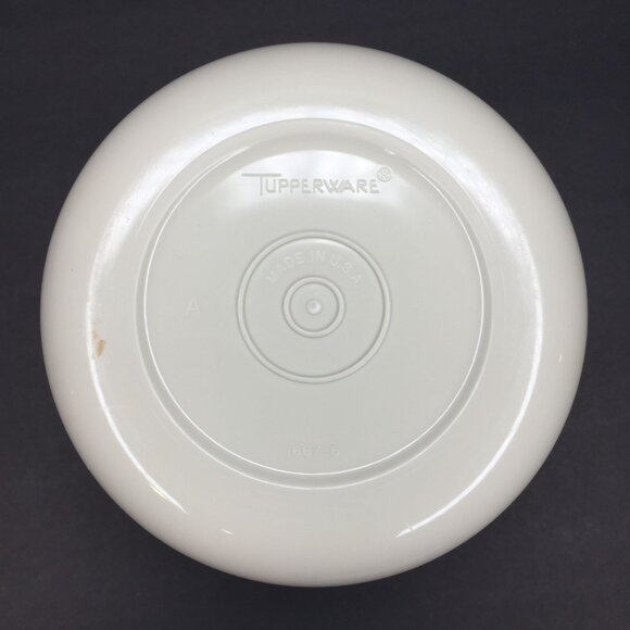 Vintage Tupperware Party Platter Snack Container Lid Retro Chips Dip 1666 1665 - Picture 13 of 16